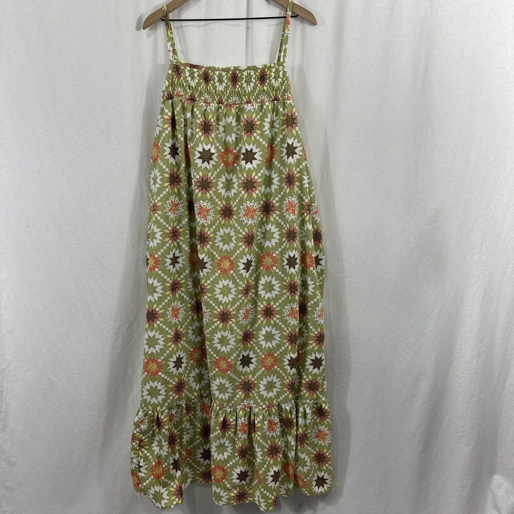 Universal Thread Green Patchwork Boho Grannycore … - image 1